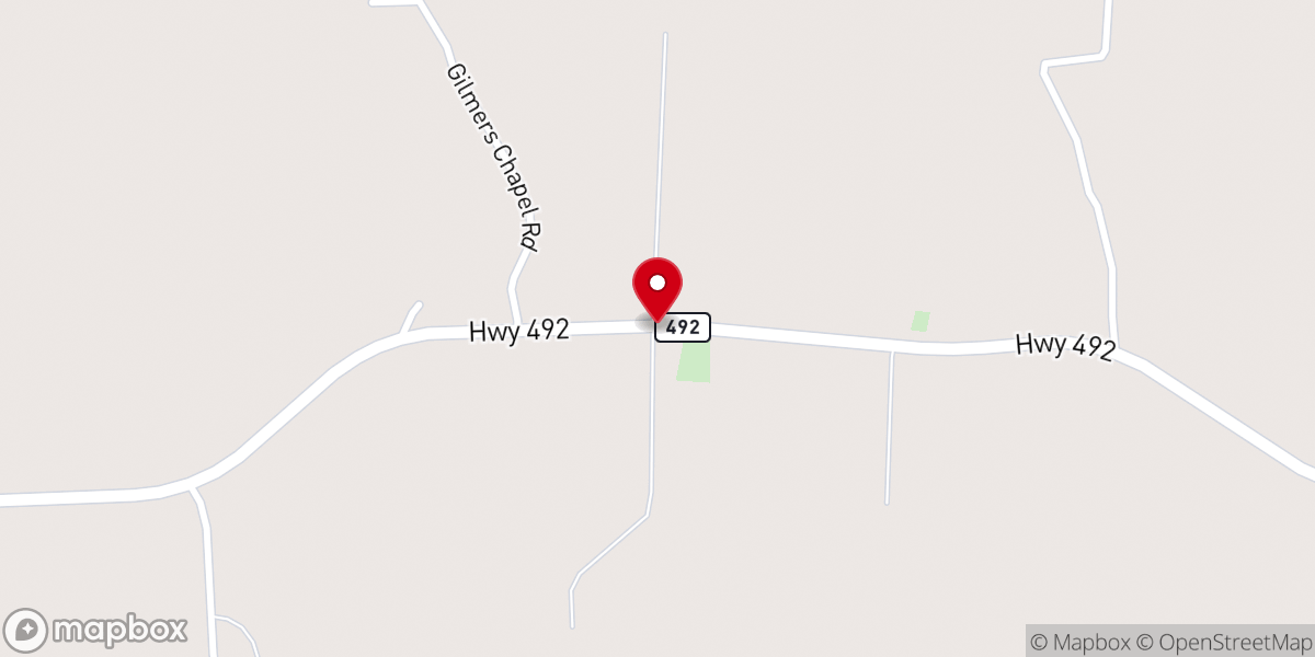 Map showing location of Reids Chapel