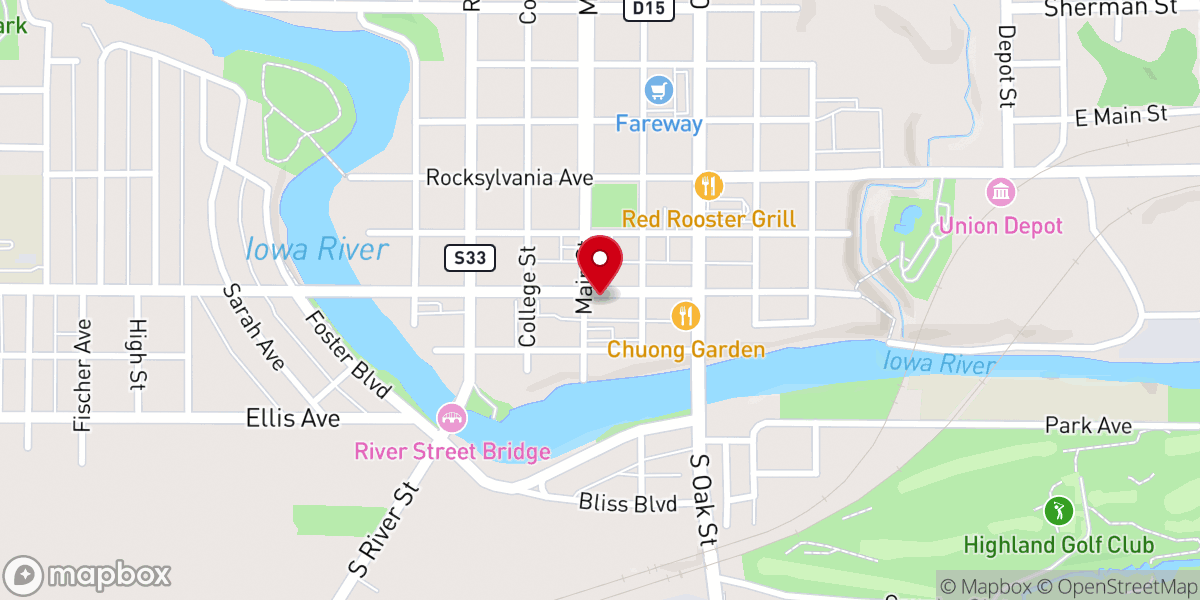 Map showing location of Christ Alive Ministries