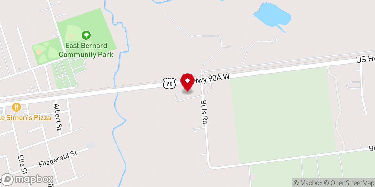 Map showing location of Riverside Hall
