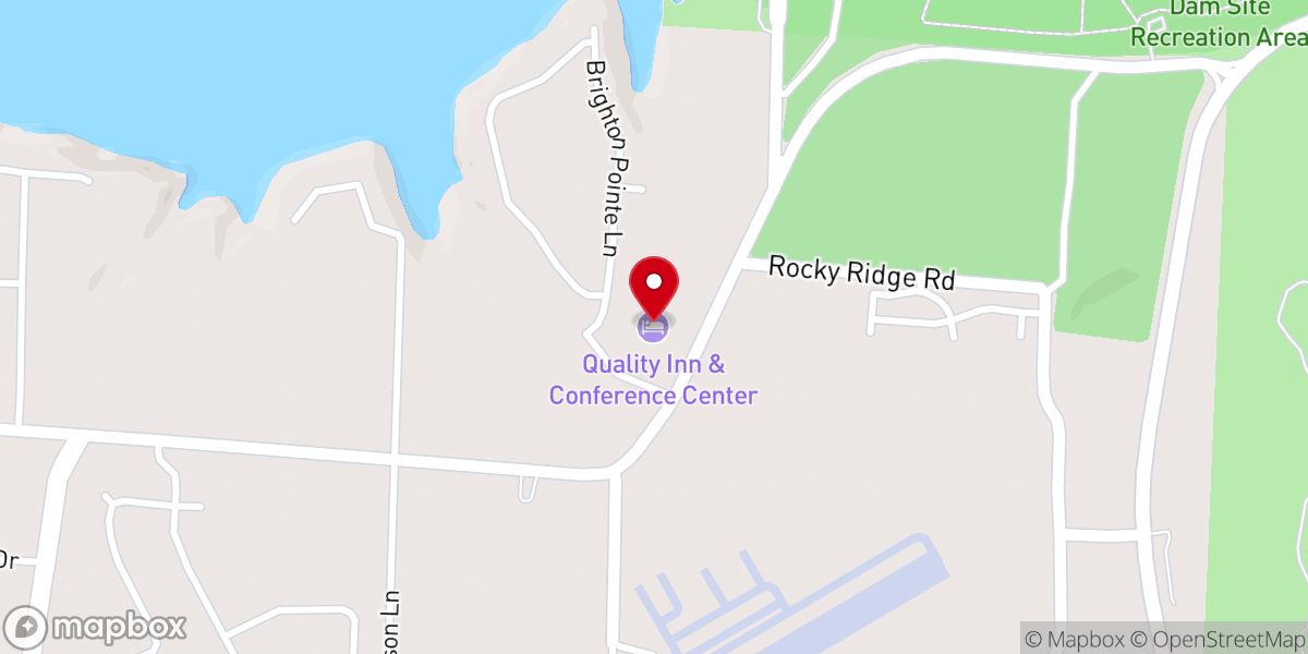 Map showing location of Quality Inn Heber Springs
