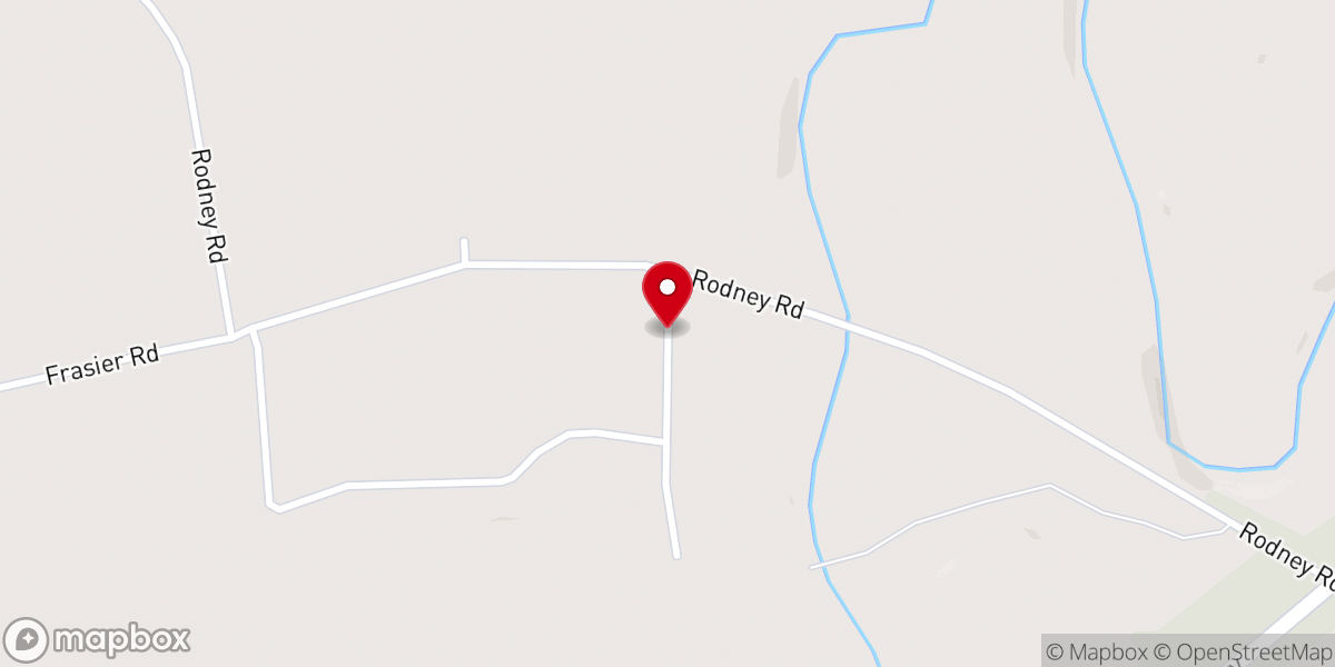 Map showing location of Mount Israel Church