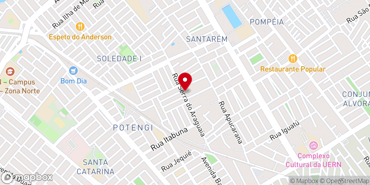 Map showing location of Igreja Pentecostal Monte Sinai Para Cristo