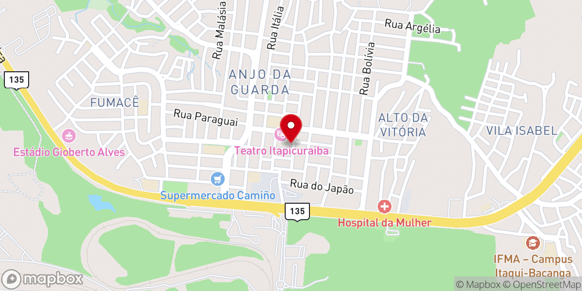 Map showing location of Igreja Nossa Senhora da Penha - Matriz