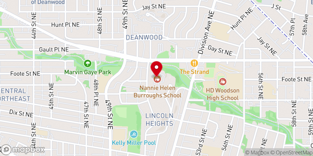Map showing location of Progress for Christ Baptist Church