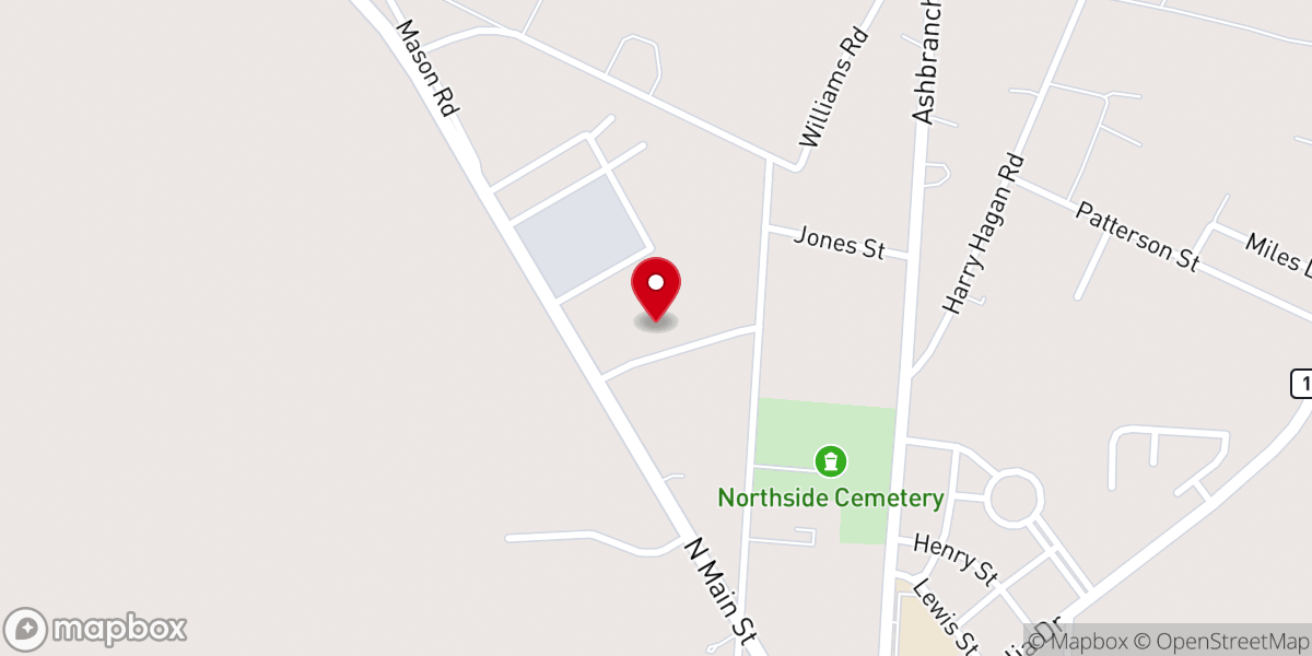 Map showing location of House Of God Church