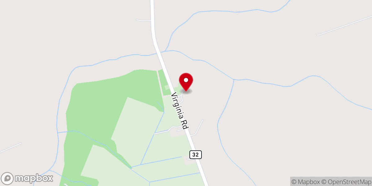 Map showing location of Warwick Baptist Church