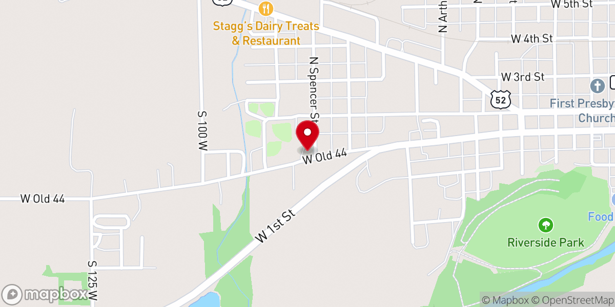 Map showing location of Family Worship Center