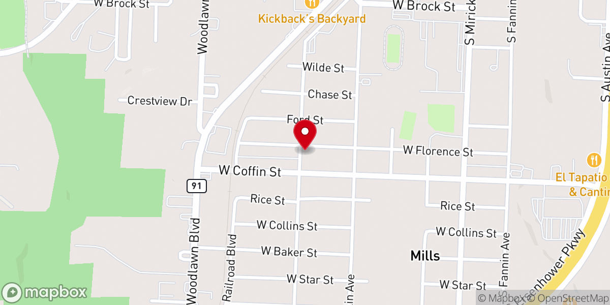 Map showing location of Amazing Grace Church