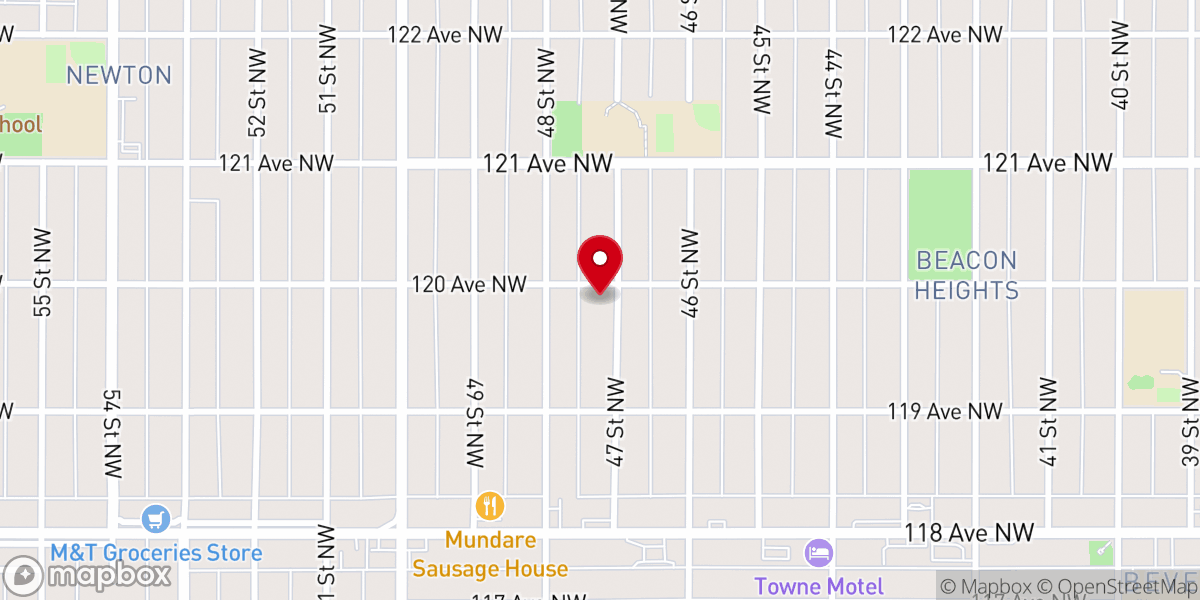 Map showing location of Lighthouse Baptist Church