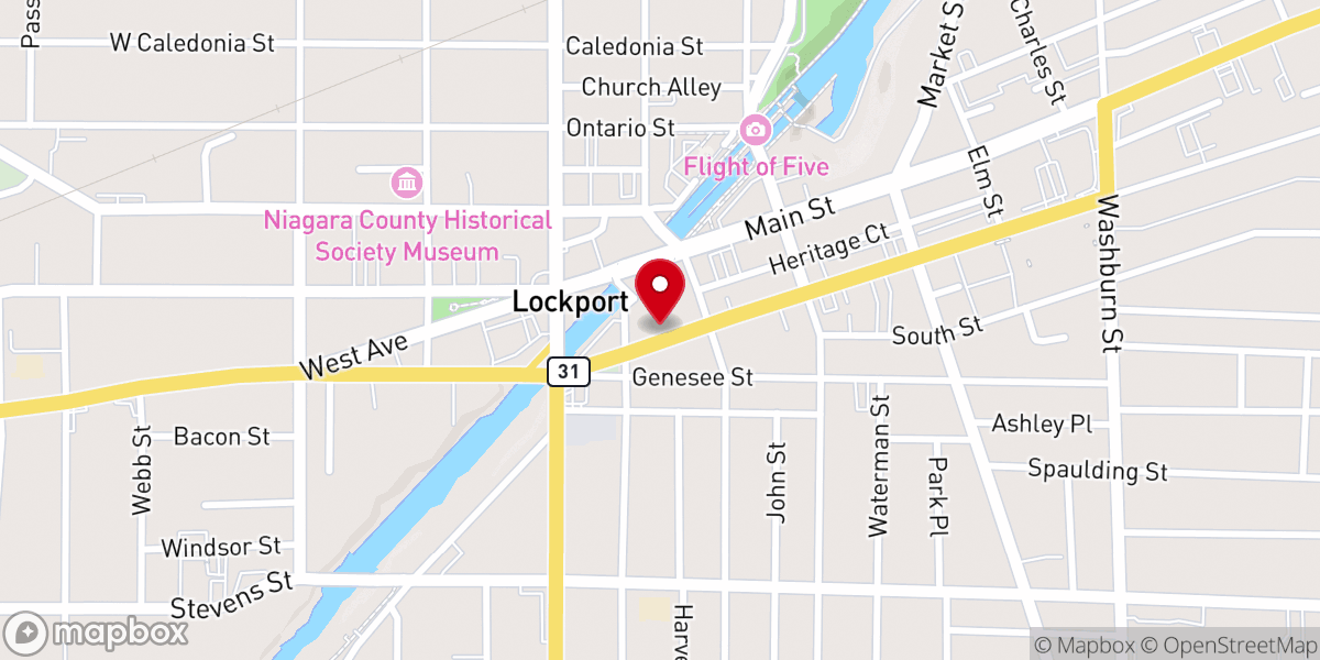Map showing location of The Chapel, Lockport Campus