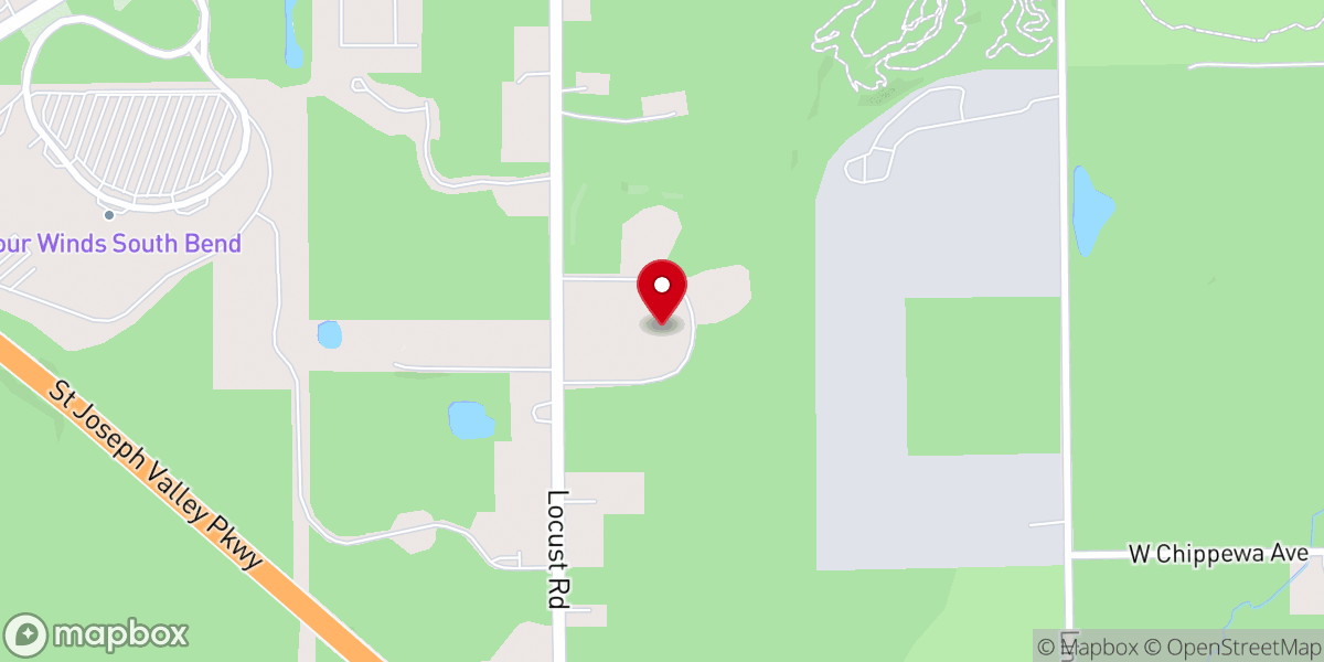 Map showing location of Christ Chapel