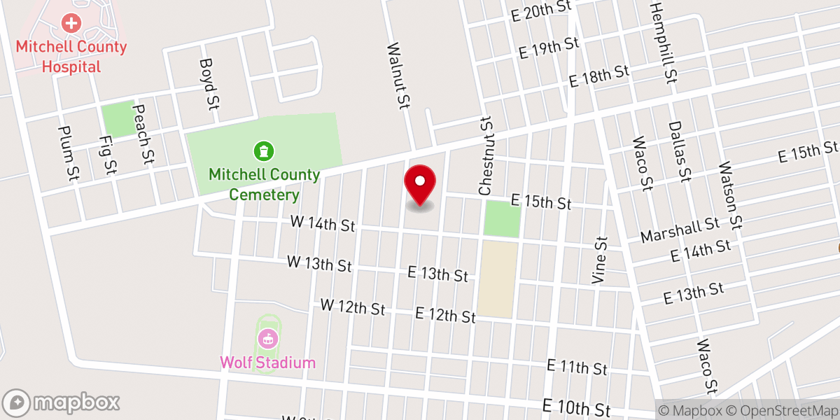 Map showing location of Days of Grace Chapel