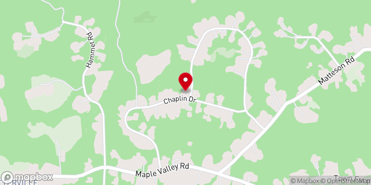 Map showing location of Heavenly Weddings