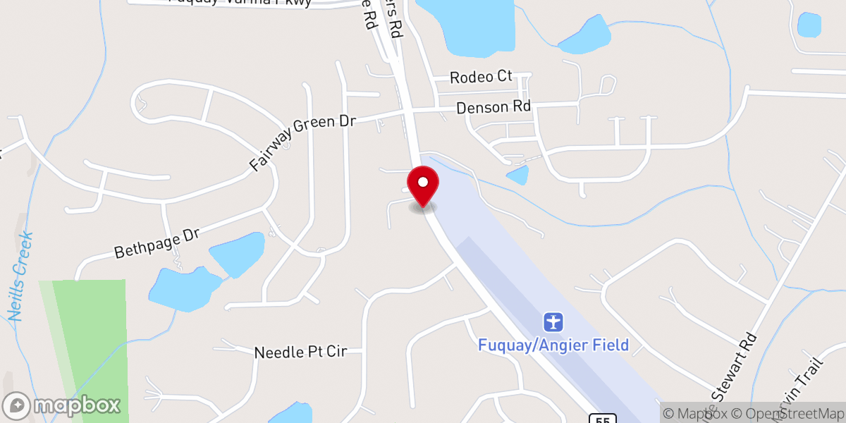 Map showing location of Manna Church