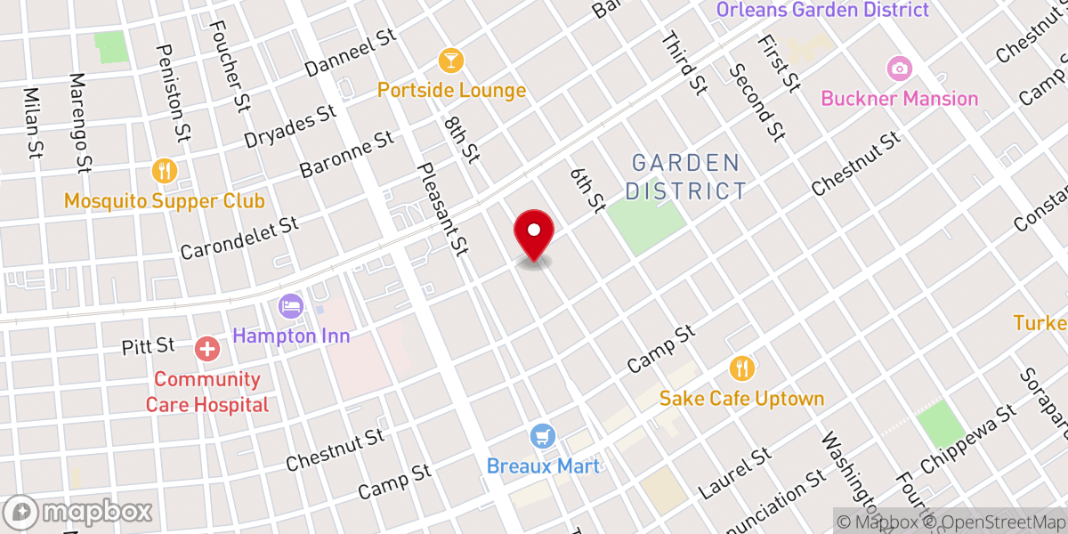 Map showing location of Soria-Creel mansion/ AMC’s Mayfair Mansion