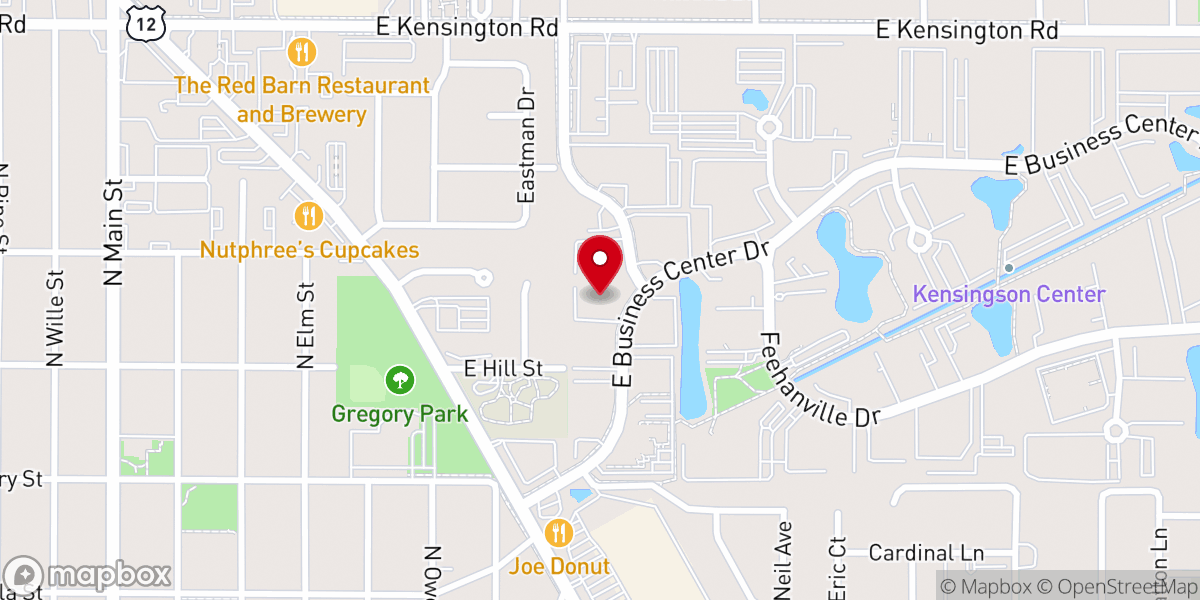 Map showing location of IPC Shalom Chicago