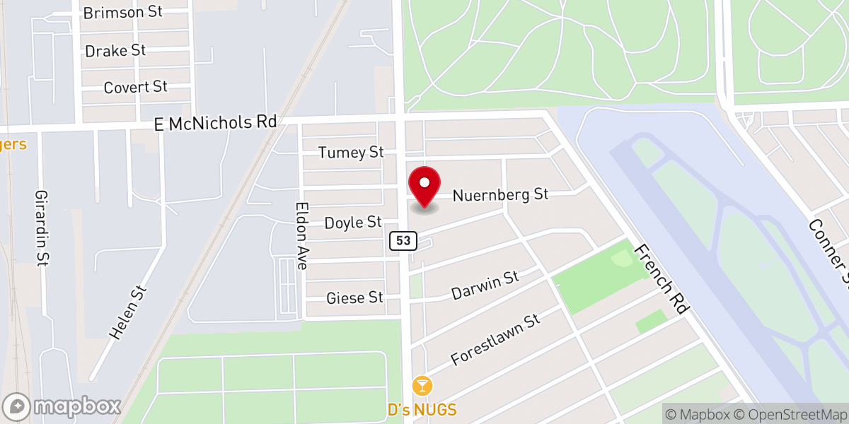 Map showing location of Church Holy Name of Jesus