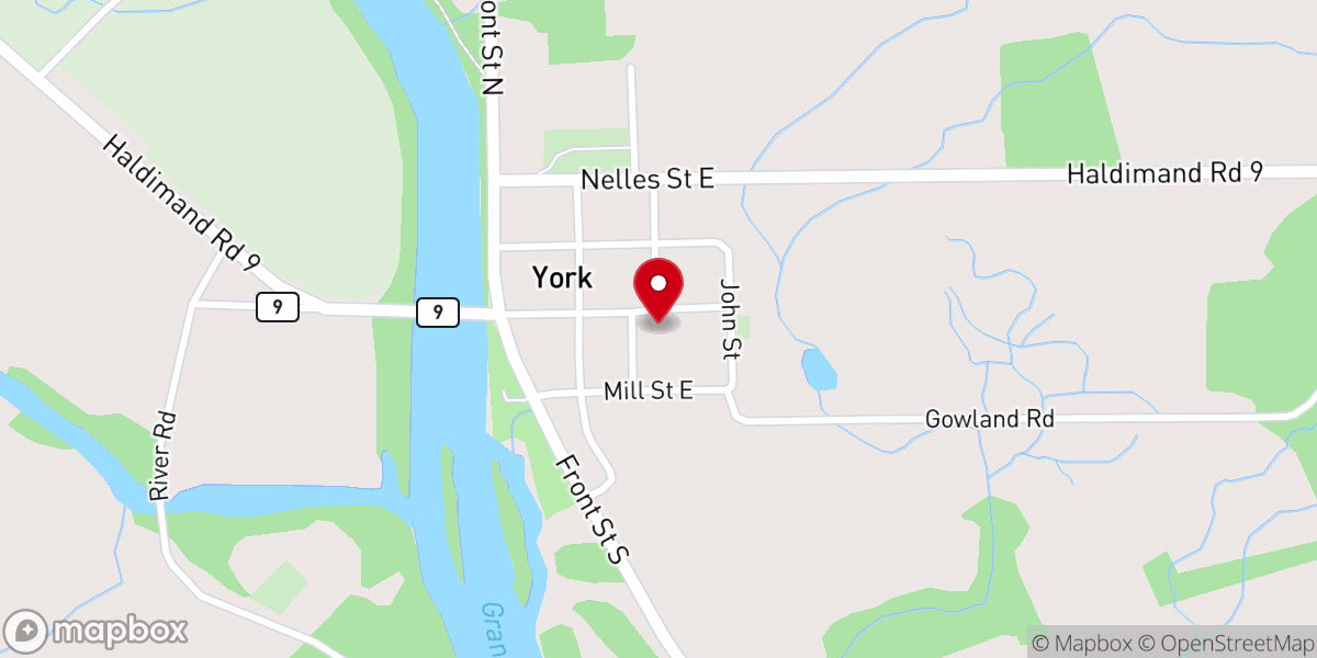Map showing location of Maranatha Christian Reformed Church