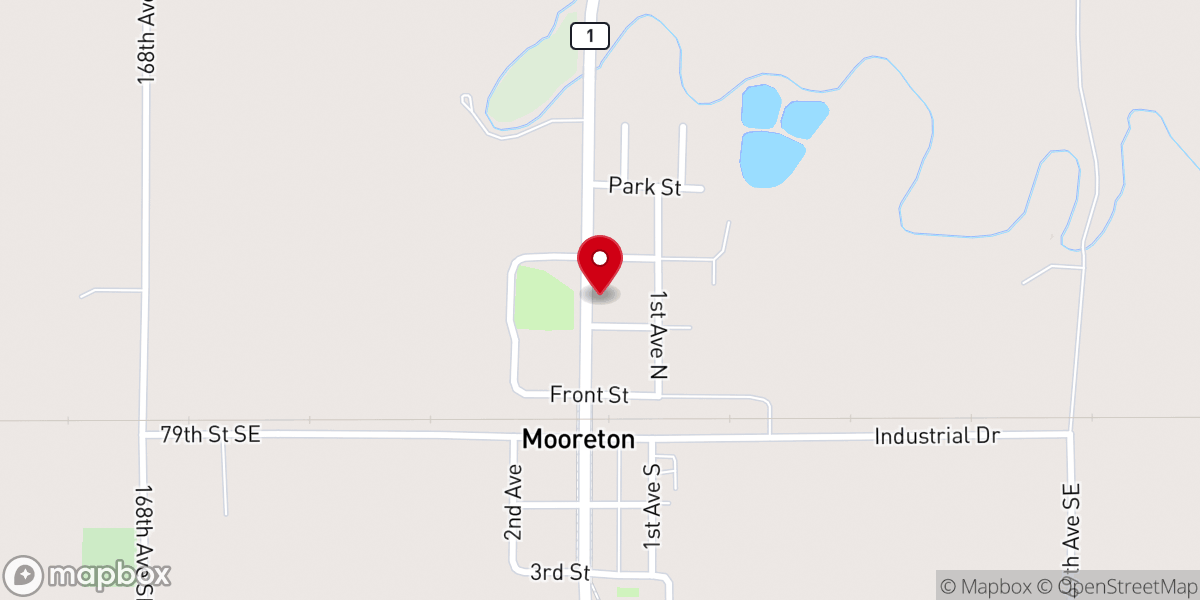 Map showing location of St Anthony Catholic Church