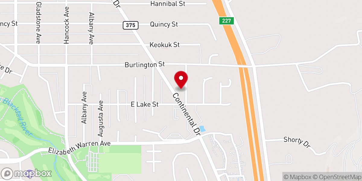 Map showing location of Holy Spirit Catholic Community