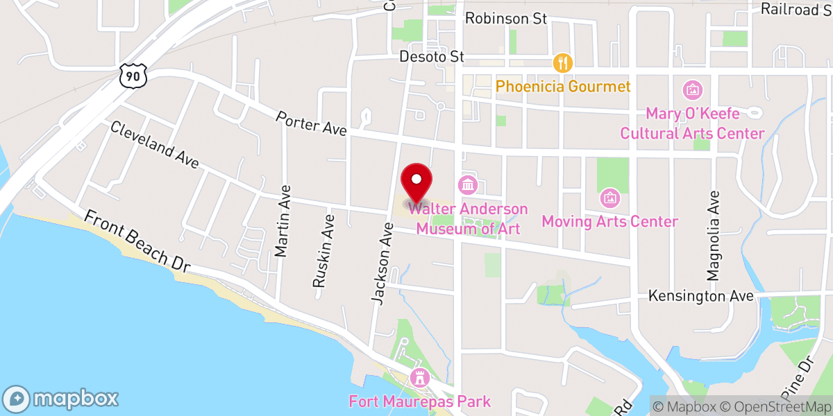 Map showing location of St. Alphonsus Catholic School