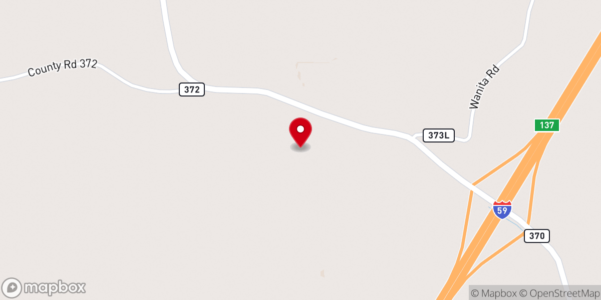 Map showing location of New Hope Church