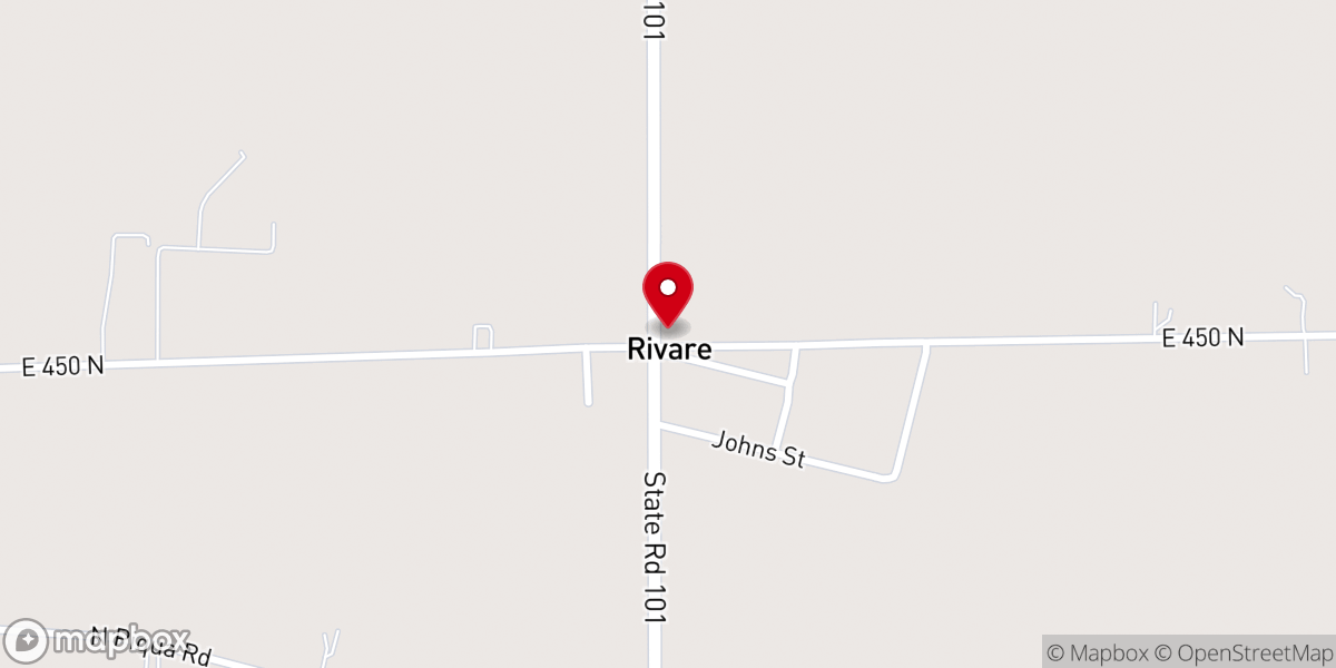 Map showing location of Mt Zion United Brethren Church
