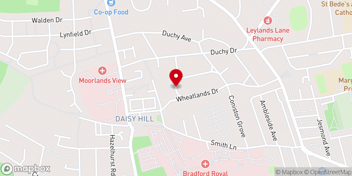 Map showing location of The Church of Jesus Christ of Latter-day Saints