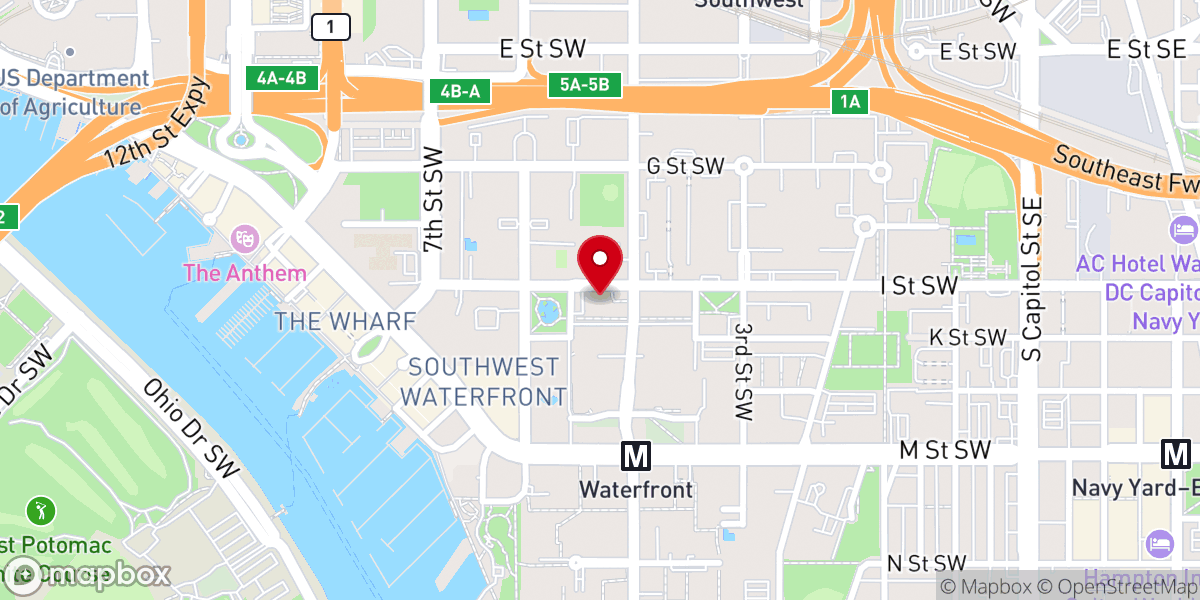 Map showing location of Westminster Presbyterian Church