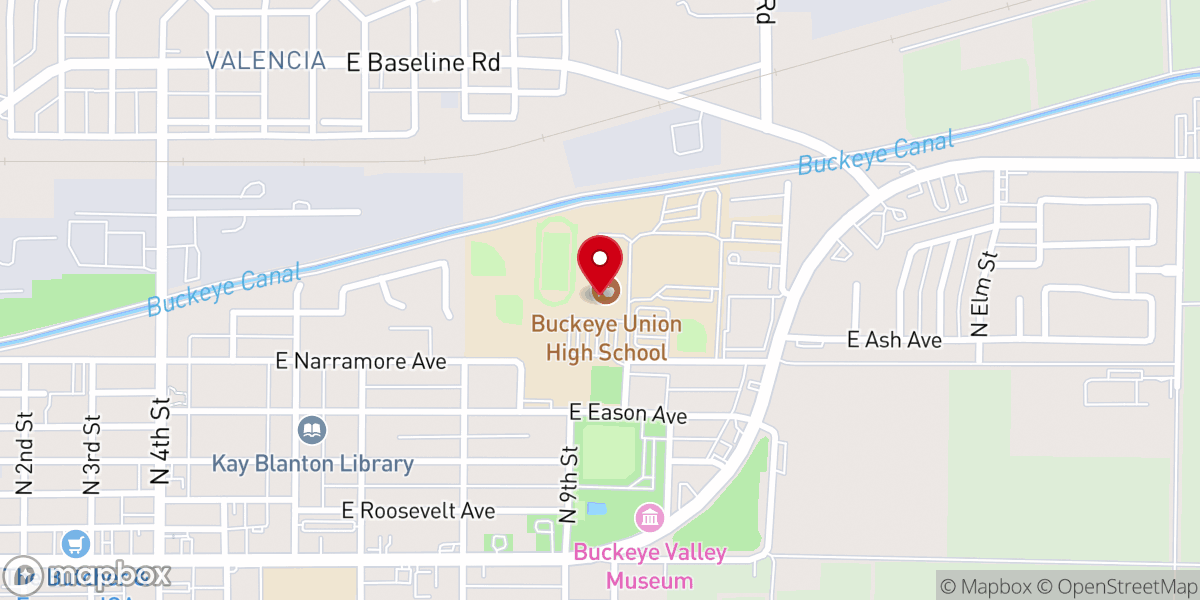 Map showing location of Redeemed Christian Church of God, Vine Branch Buckeye