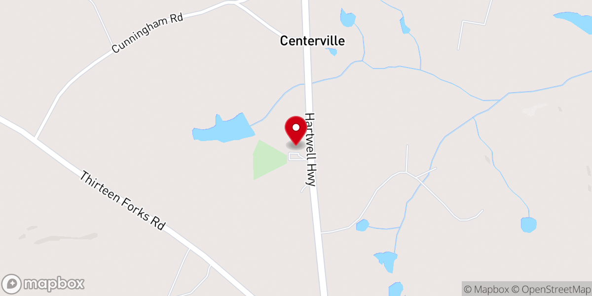 Map showing location of Norman Grove CME Church