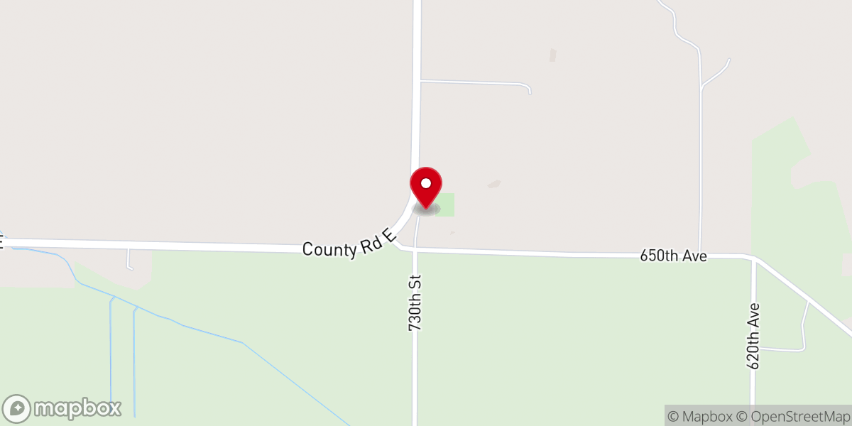 Map showing location of St. Katherine Lutheran Church