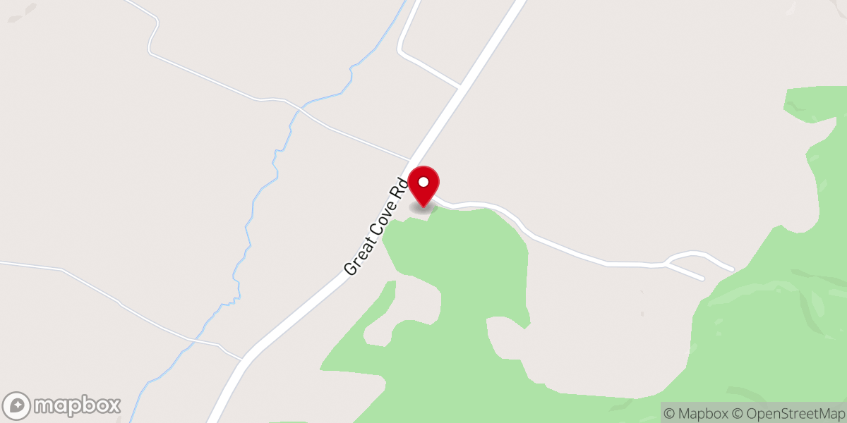 Map showing location of Calvary Independent Baptist Church