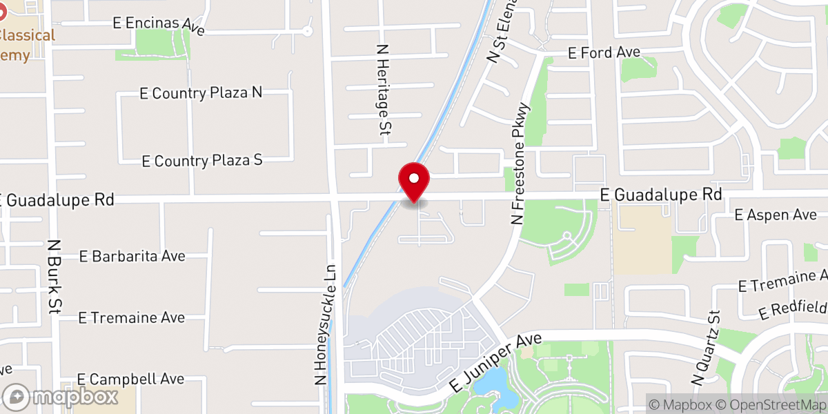 Map showing location of Compassion Church