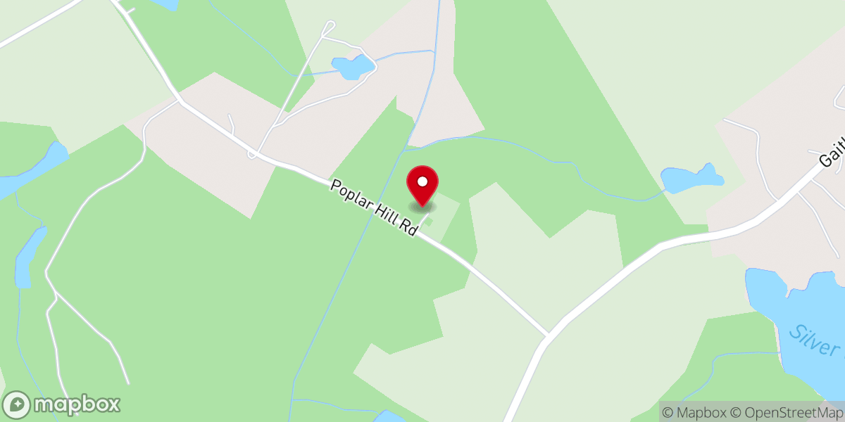 Map showing location of Poplar Hill AME Church