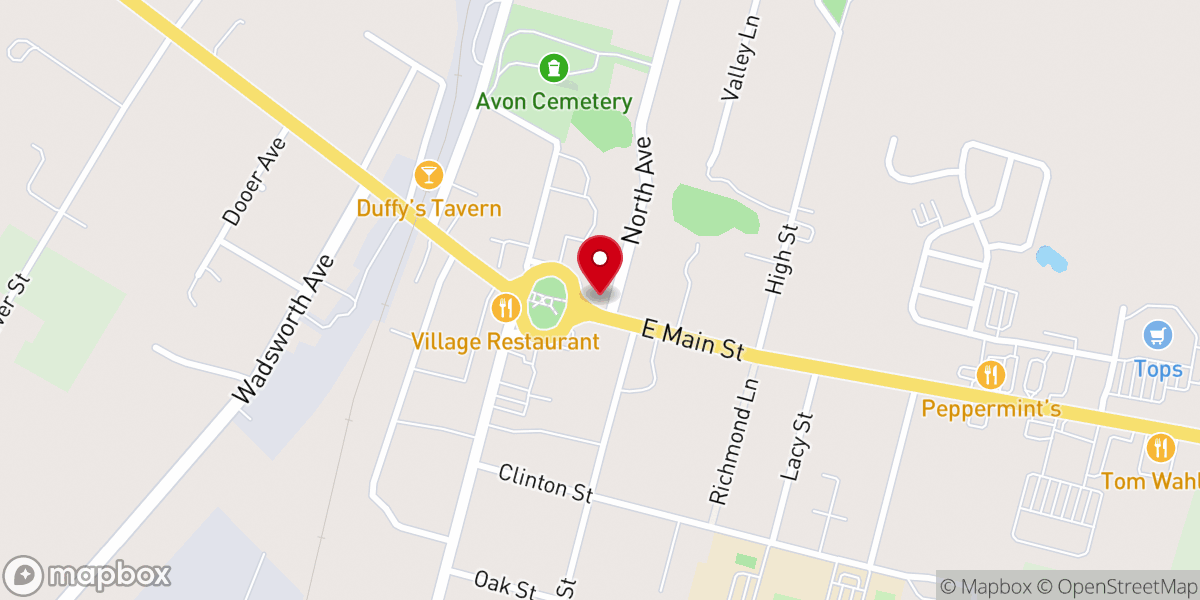 Map showing location of Zion Episcopal Church
