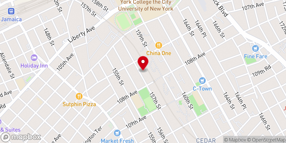 Map showing location of St. Paul Church In Christ