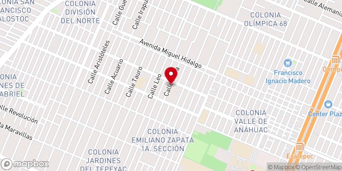 Map showing location of Iglesia de Nuestra Señora de La Medalla Milagrosa La Estrella