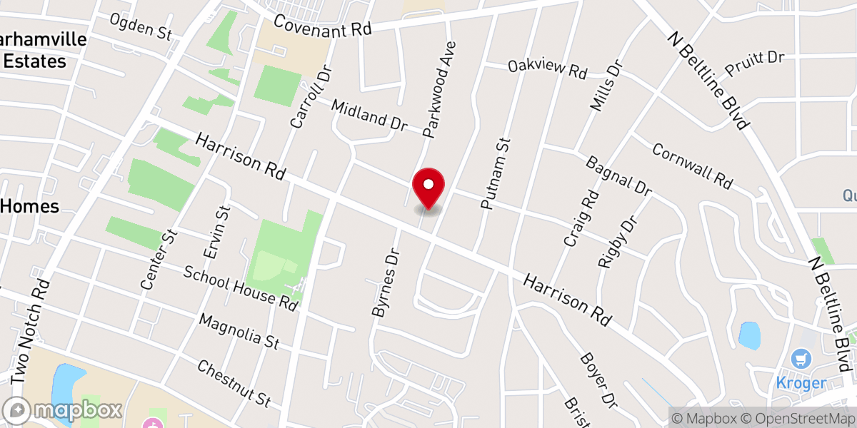 Map showing location of Grace Church of Columbia