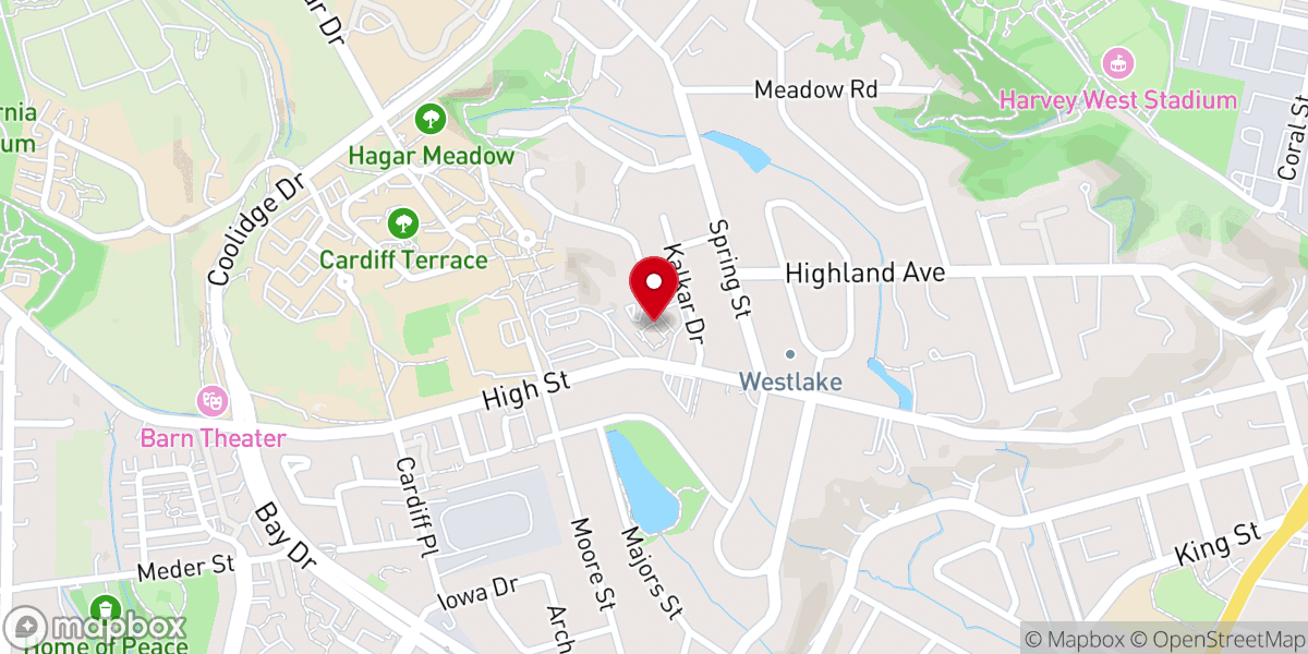 Map showing location of High Street Community Church