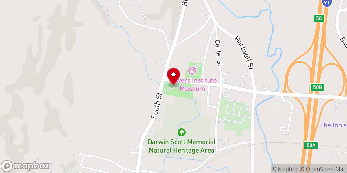 Map showing location of Cushman Park