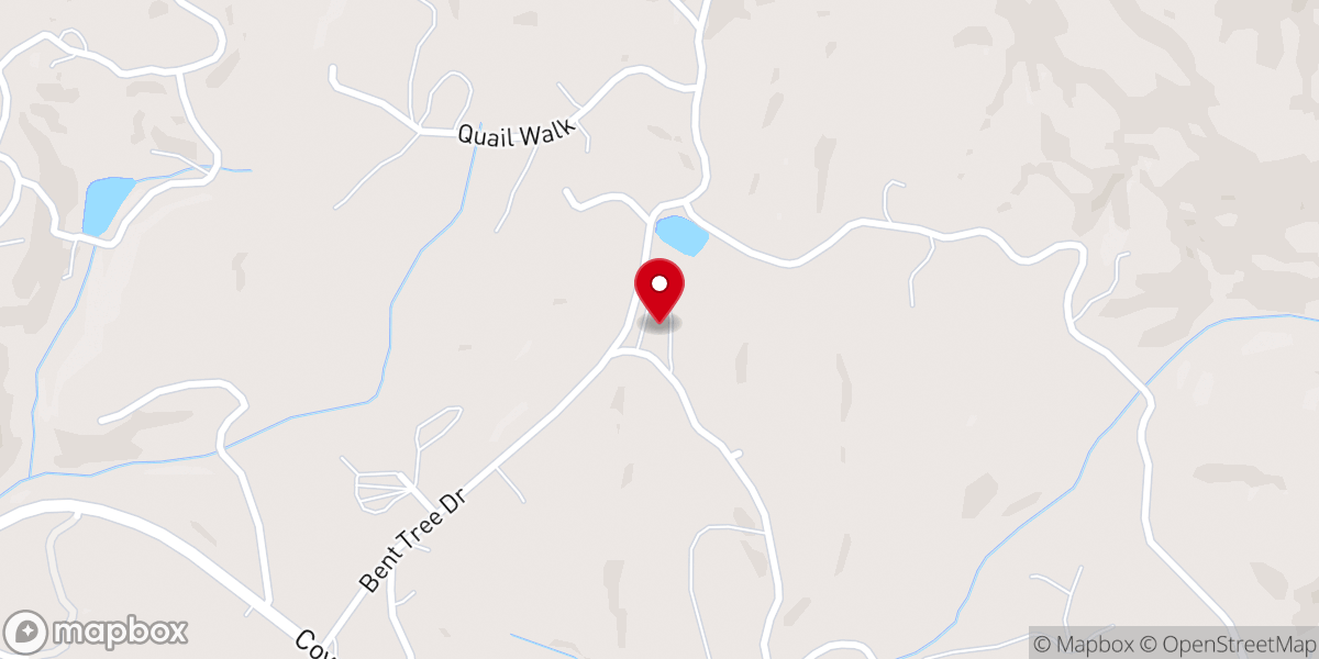 Map showing location of Mountain View Community Church