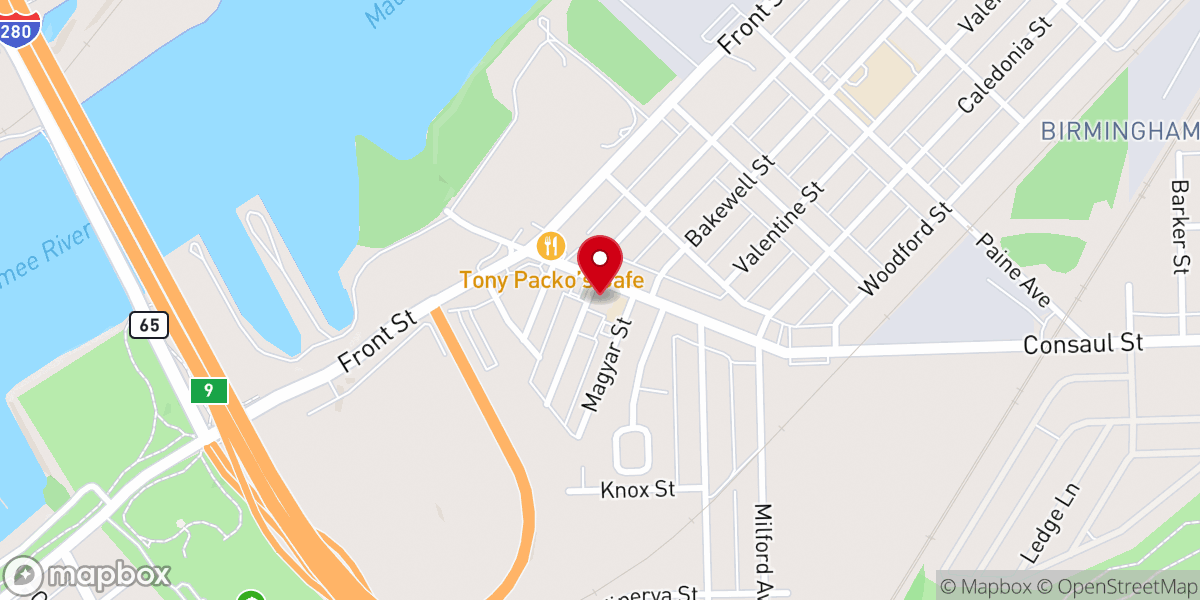 Map showing location of St Stephens Catholic Church