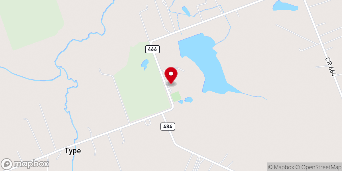 Map showing location of Type Church of Elgin