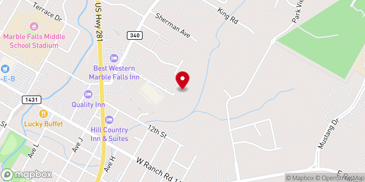 Map showing location of Granite Mesa Health Center
