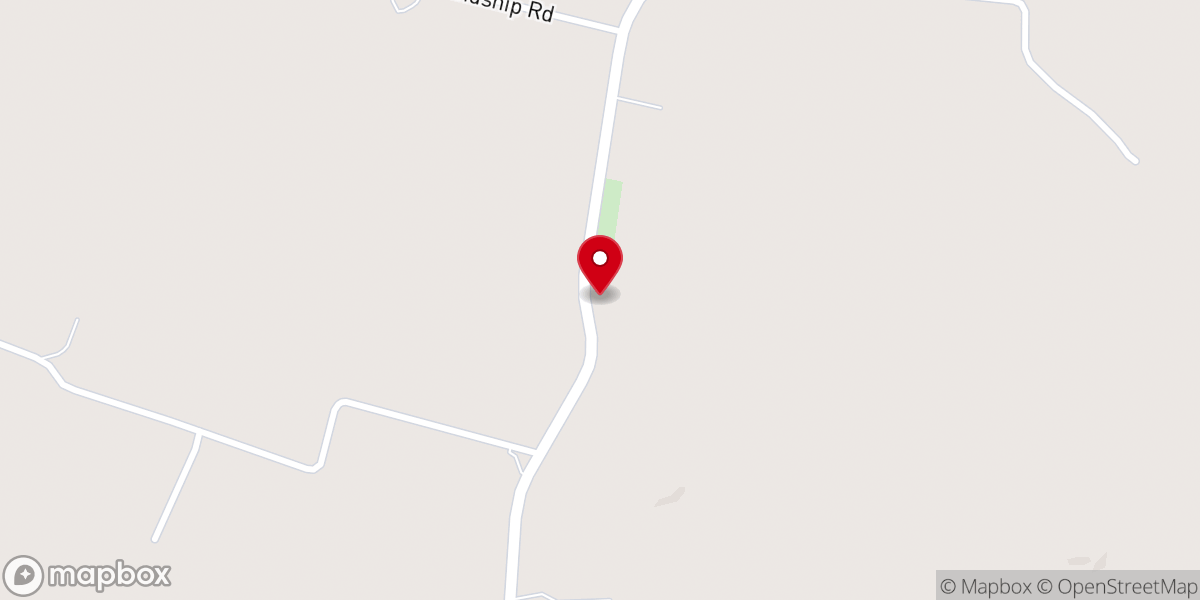 Map showing location of Friendship Church