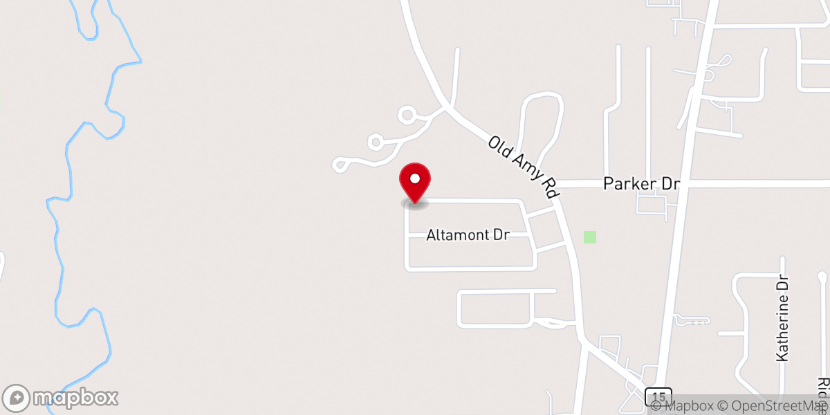 Map showing location of Love Ministries Inc