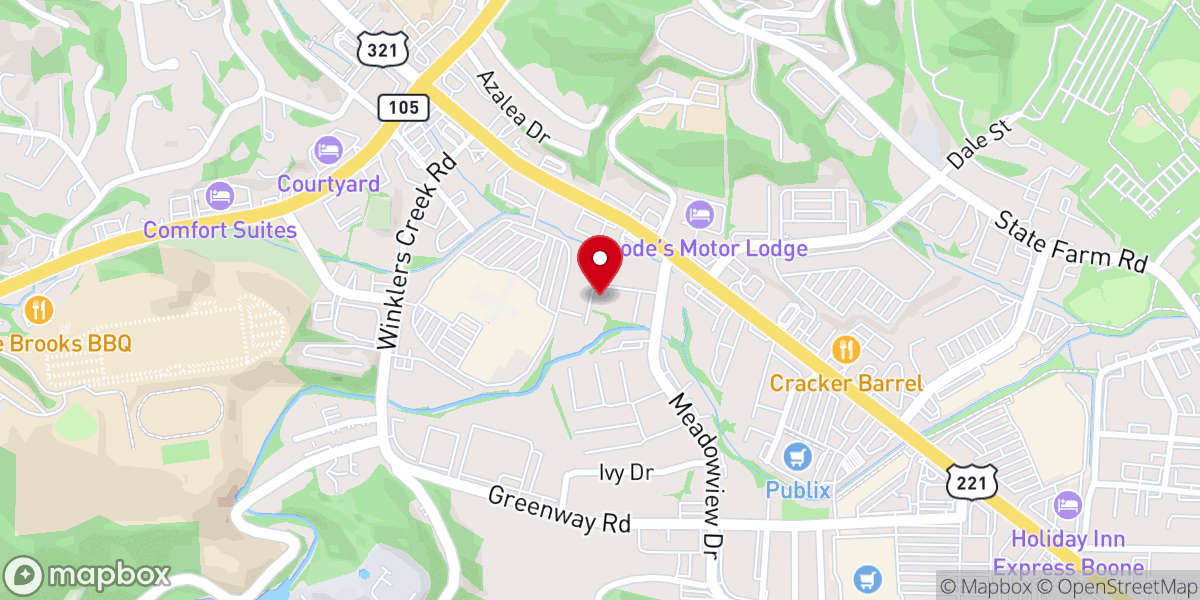 Map showing location of Hebron Colony River House