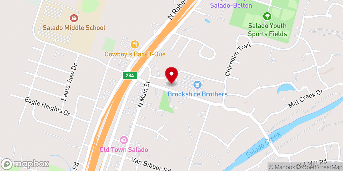 Map showing location of Heart and Hands Ministries