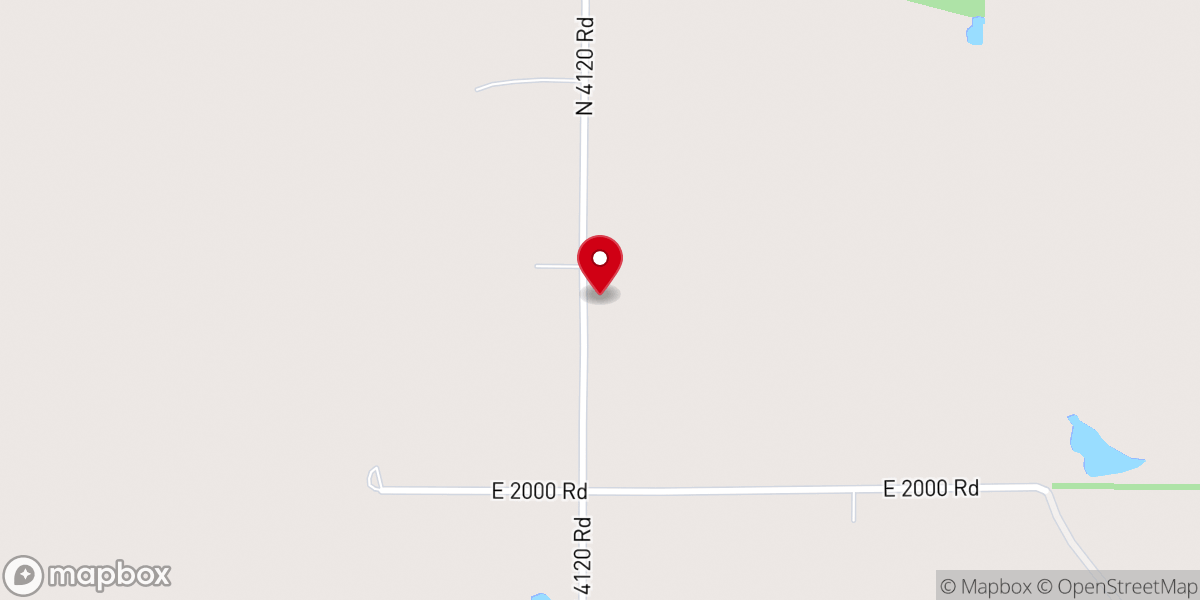 Map showing location of Cowboy Church